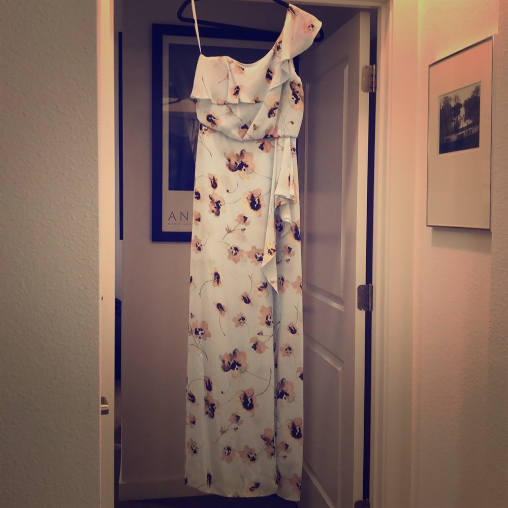 Long floral formal BCBG maxi dress